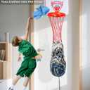 Basketball Hamper Toy for Kids  Fun Over-The-Door Laundry Hoop with Ball  Build Good Habits Early & Keep The Floor Tidy