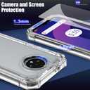Ailiber for Orbic Joy 2 Phone Case Clear, Orbic Joy 2 Case with Screen Protector, Dual Layer Protection, Shockproof Corners TPU Bumper, Slim Silicone Cell Phone Cover Case-Clear