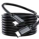 USB C to USB C Cable 6.6FT,TYPEC 3.1 GEN2,Right Angle USB-C 3.2 Gen 2 20Gbps Cable 4K@60Hz UHD Video Monitor Cable 100W PD Fast Charging Cable.for Oculus Quest,MacBook Pro,AR,Switch,Phone 15,Laptops