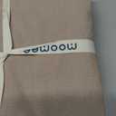 MooMee Bedding Duvet Cover Set 100% Washed Cotton Linen Like Textured Breathable Durable Soft Comfy (Heathered Taupe, Super Queen 90"x98")
