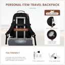 LOVEVOOK Laptop Backpack for Women with Pouch Pocket for Large Capacity Cup,18 Inch Laptop Computer Bag Travel Backpack Purse,Waterproof Work Business Backpack College Teacher Bags,Black