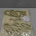 HELLO BABY Sign (Wooden/Gold) for Baby Shower decorationsParty Banner, Gender Reveal, Baby Announcements, 1st Birthday Party, and Backdrop Wall Photo Prop