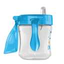 Dr. Brown's Milestones Soft Spout Sippy Cup with Handles, BPA-Free, Blue Star