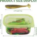 150 PCS Soft Plastic Baits, Paddle Tail Swim Baits, 1.96/2.36/2.75 Inch Fishing Soft Plastic Lures, Well Made and Easy to Catch for Fresh and Salt Water with Case