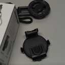 MQOUNY for Magsafe Tripod Stand for iPhone,Portable Pocket Size Selfie Stick with Rechargeable Remote and Metal Ring,Extendable Detachable Cell Phone Tripod Compatible with iPhone/Android (Black)