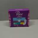 Poise Ultra Thin Incontinence Pads & Postpartum Pads for Bladder Leaks, 3 Drop Light Absorbency, Regular Length, 144 Count