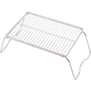 Campfire Grill 304 Stainless Steel Grate, Folding Camping Grill Heavy Duty with Carrying Bag, Large