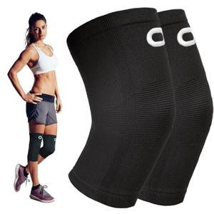 Knee Brace for Women & Men (Pair) Knee Sleeves for Running, Workout, Weightlifting & Sports Compression Knee Support for Knee Pain Relief, Meniscus Tear & Arthritis (Black)