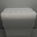 IRIS USA 54 Qt Stackable Plastic Storage Bins with Lids, 6 Pack - BPA-Free, Made in USA - See-Through Organizing Solution, Latches, Durable Nestable Containers, Secure Pull Handle - Clear (54 Qt. - 6 Pack)