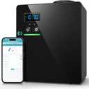 Waterless Essential Oil Diffuser 5000 Sq.Ft Coverage for Home Hotel Office, 200ml Cold Air Scent Machine for HVAC, Bluetooth App Control, Quiet No-Heat Aroma Diffuser
