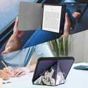 Case Compatible with Kobo Sage 8 Inch e-Reader (Model: N777 N778K, 2021 Release), Includes a Screen Protector - Premium PU Leather Cover with Auto Sleep/Wake