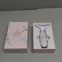 7 Color Galvanic Machines - Red Light Therapy for Face and Neck, Face Massager Tool for Wrinkles, Double Chin, Vibrating Facial Massager with Thermals, White