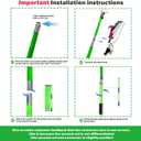Pole Saw for Tree Trimming - 30.1 FT Extendable Tree Pruner, Long Handle Tree Trimmer, High Reach Branch Cutter, Heavy Duty Pole Pruning Saw, Tree Cutting Tool for Hard-to-Reach Branches