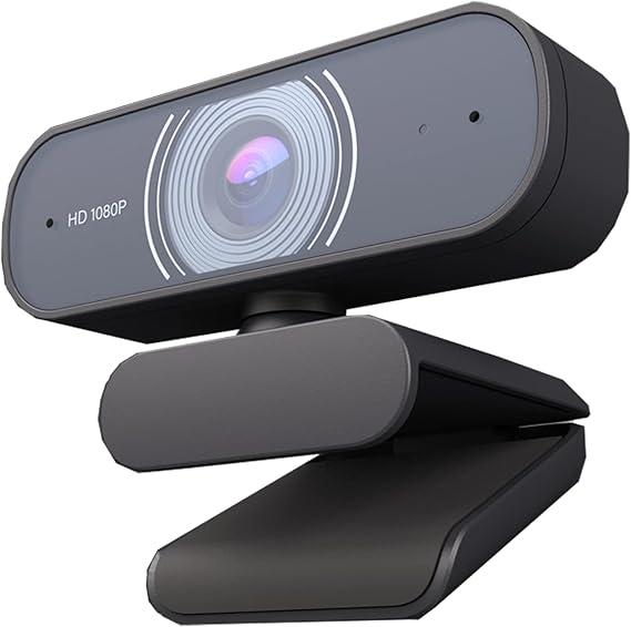 BEOEE Webcam, 360° Panoramic View, Full HD 1080P Video Quality, 1080p Resolution