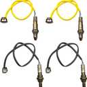 4PCS Downstream and Upstream Oxygen O2 Sensor fit Compatible with 2011-2012 Infiniti Ex35/Fx35 3.5L, 2013 Ex37/Fx37, 2011-2013 g37, 2012-2013 m37, 2014 Qx50/Qx70, for 2011-2013 Nissan 370z 3.7L