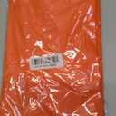 SietDESEO 3 Pack Orange Tablecloth Round 84 x 84 Plastic Table Cover Waterproof Orange Table Cloth Disposable for Wedding Birthday Baby Shower Thanksgiving Party Picnic Circle Tablecloth