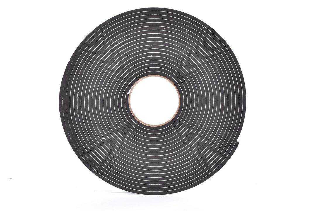 Sponge Neoprene Stripping W/Adhesive 5/8in Wide X 1/4in Thick X 37.5ft Long