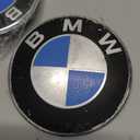 German Luxury Car Emblem Kit - 82mm & 74mm UV-Resistant Badges for Hood/Trunk | Compatible with E46, F30, G20, E60, X3/X5 (2000-2023) | Glossy ABS No-Drill Install with - 4 Grommets (Blue White)