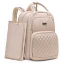 Qualyphant Diaper Bag Backpack Extra Large Diaper Bag for 2 Kids Twins (Expandable 30L38L) Cute Travel Baby Backpack with Changing Pad for men's women (Quilted, Water Resistant)