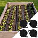 Soaker Hose,Lightweight and Soft Garden Drip Hose Saves 80% Water,Leak Proof Sprinkler Hose for Garden,Flower Planters & Vegetable Plots Watering (4 * 25ft)