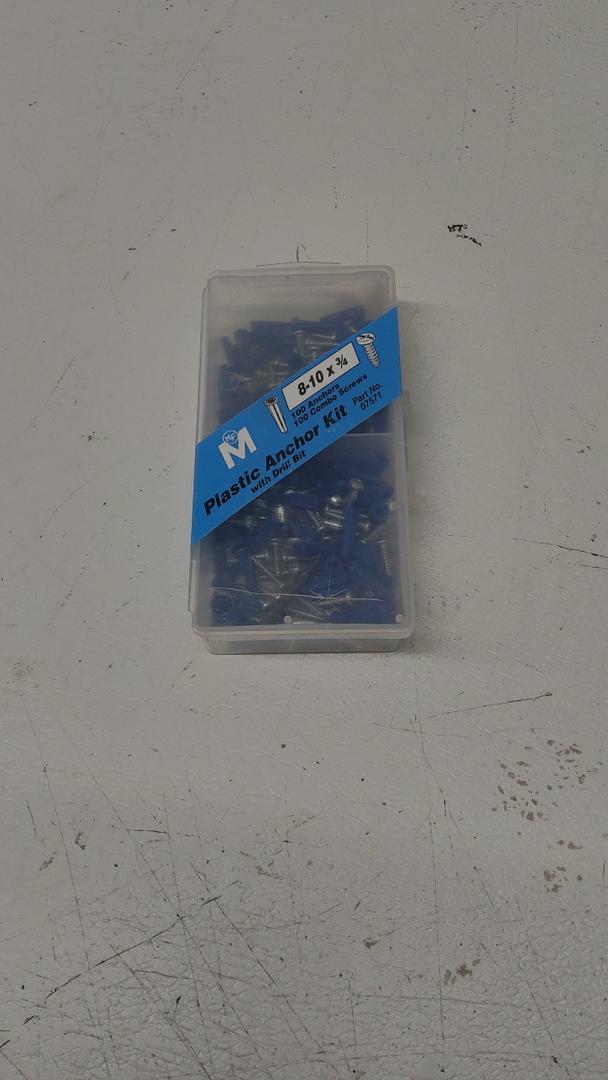 Midwest Fastener 8 X 3/4 Plastic ANC KIT 07571