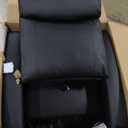 Sweetcrispy Massage Recliner Chair for Adults, Adjustable Home Theater Seating with Lumbar Support for Living Room, Modern Fabric Reclining, Black