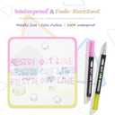 24-Pack Shimmer Silver Outline Pens, Glitter Markers Metallic Ink Waterproof Quick-Dry Low-Odor Fiber Tip for Journals Greeting Cards Bullet Notes Vibrant Durable