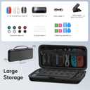 JCMO Carrying Case Accessories for Nintendo Switch 2 Console 2025, 23 in 1 Gift Kit with Carrying Bag, Protective Cover Shell, Screen Protector, Thump Grips & More, for Travel and Storage Case, Black