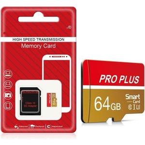 2Packs Micro SD Card Mini SD Card Class10 Memory 64GB Extreme Pro High Speed Write Super Compatibility Phone Camera Meomory Card