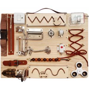 Dementia Activities for Seniors,Busy Board for Adults with Dementia Games Gadgets,Dementia Products for Elderly,Alzheimers Activities for Dementia Patients,Alzheimers Products Toys Gift (L)