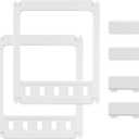 Clear-air Dog Playpen Indoor, G Series, 24" H, White, 2 Panels