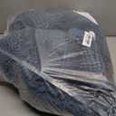 Bathroom Rugs Non Slip Washable 32x20 Inch - Ultra Soft Absorbent Chenille Bath Mat, Quick Dry Shaggy Floor Carpet for Tub Shower, Denim Blue Home Decor Accessories