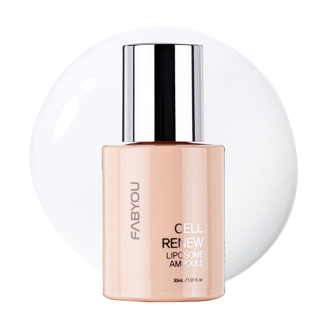Cell Liposome Ampoule 1.01 fl oz - Anti-Aging EGF Stem Cell Serum with CICA Exosome, Korean Skin Care for Skin Repair, Deep Hydration & Firming, Expires 9/12/2027
