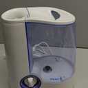 Vicks Warm Mist Humidifier - Air Humidifier for Bedroom, Home & Large Room, Baby, Kids and Adults Soothing Steam Vaporizer for Cough, Congestion, Allergies & Dry Air, VapoSteam Compatible (1 Count (Pack of 1), White)