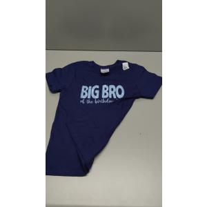Big Bro Of The Birthday Boy T-Shirt, Blue, Size 4T