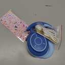 MIDOLA Headphones Kids Wireless Bluetooth Volume Limited 85/ 110dB Over Ear Foldable Noise Protection Headset/ Wired Inline Cable Aux 3.5mm Mic for Child Boy Girl Pad TabletTravel School Blue