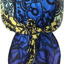 2 x HEROBIKER Sweat Wicking Skull Cap Beanie Bandana Helmet Liner Outdoor Running Adjustable Breathable Quick Drying (Medium, Yellow)