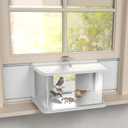 NiHome Window Bird Feeder with Close-Up Views for Bird-Watching, Fits 27" to 36" Wide Windows for Avian Enthusiasts & Nature Lovers
