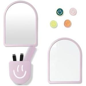 Pack of 2 10 pcs - Locker Accessories, Locker Decorations Including Mirrors, whiteboards, Magnets and organizing Supplies. Ideal for Back-to-School Essentials and The Office (10 Pcs - Purple)