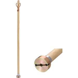 Pelopy 42" Sod Staple Driver Garden Stakes Installer Wood Sod Staple for Landscape Fabric for Erosion Blankets, Turf, and Landscape Fabric