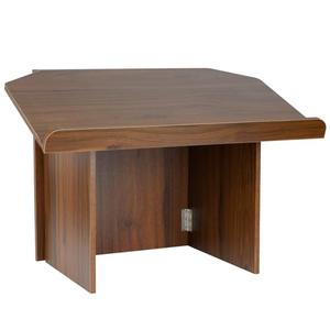 Nisorpa Foldable Table top Lectern, Podium Stand with Bookstop Portable Folding Tabletop Desk Teacher Speaker Lecture Classroom Presentation Stand, Laptop Computer Book Holder