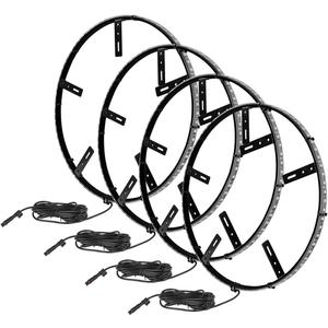 Oracle Lighting 4215-001 LED Illuminated Wheel Ring, White