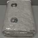 MIULEE 90 Inches Linen Textured Curtains for Bedroom 100% Blackout Thermal Insulated Natural Grommet Room Darkening Curtains & Drapes Luxury Decor for Living Room Nursery 52 x 90 Inch (2 Panels)