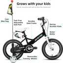 JOYSTAR Little Rock 12 Inch Kids Bike for 2-4 Years Boys Black