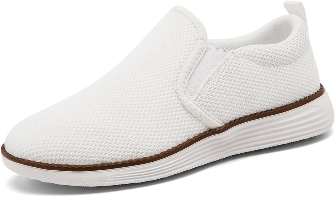 Mens Shoes Slip On Loafers Boat Walking Casual Shoes Non-Slip Lightweight Breathable Fashion Driving Gym Office Work Sneakers (Size 10)