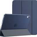 JETech Case for iPad (A16) 11th Generation 11 Inch 2025 / iPad 10th Generation 10.9 Inch 2022, Slim Smart Cover with Hard PC Translucent Back, Supports Touch ID, Auto Wake/Sleep (Deep Navy)