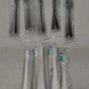 Harobey Replacement Toothbrush Heads for AquaSonic Duo Series and Home Dental Center Electric Toothbruh, NOT Compatible with Duo Series Pro, 4 White + 5 Black