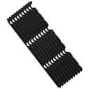 12 Inch Outside Classic Ribbed Profile Foam Closure Strip for Metal Roof Sheets 3' Long Outside Roof Closure Strip,Noise Reduction, and Resistance to Cold-10 PCS