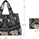allydrew Large Foldable Tote Nylon Reusable Grocery Bags