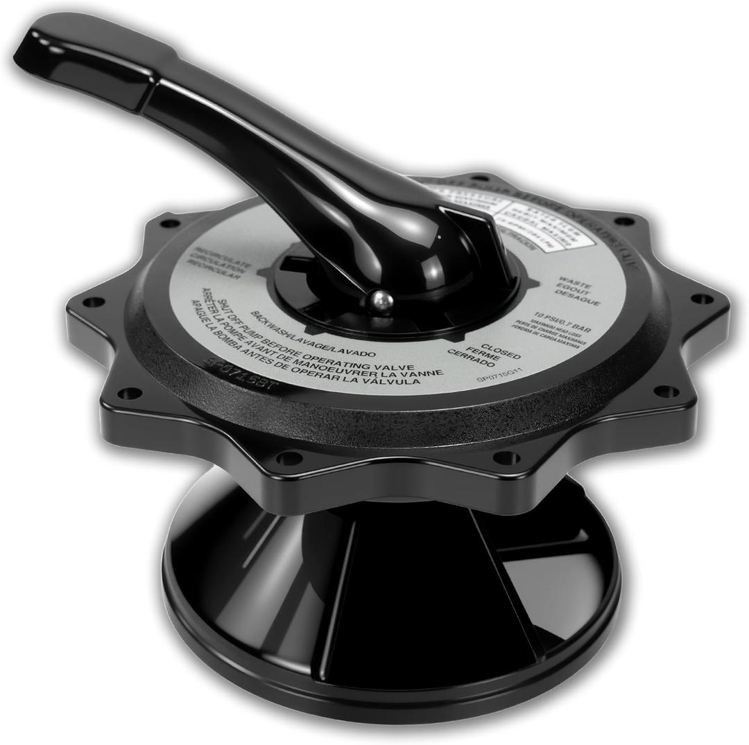 SPX0715BA3 Key Cover and Handle Assembly 2" Compatible with Hayward Multiport Valve and Filter Model SP0715, SP0716, S220t2, S270t, Hcf Series, Pro Series Side-Mount